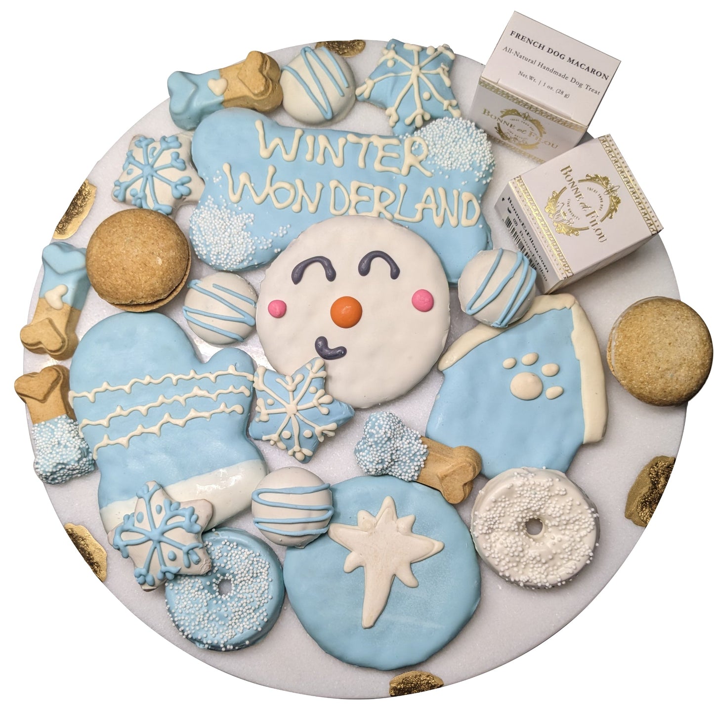 Winter Themed Dog Treats Gift Box | Purrfect Pet Kingdom