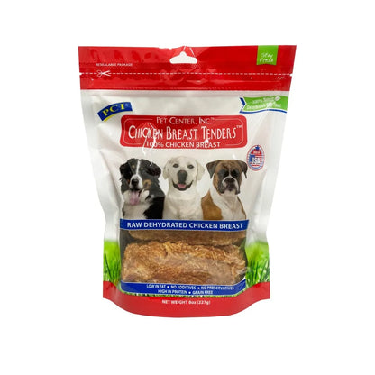 100% Chicken Breast Tenders Dog Treats by The Family Pet, 8oz pack, high protein, budget-friendly dog treats for your furr...