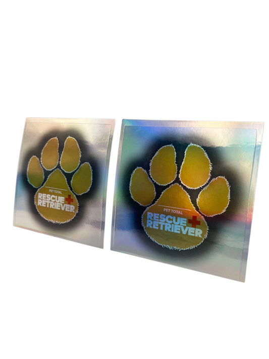 Rescue+Retriever Two Pack Decal