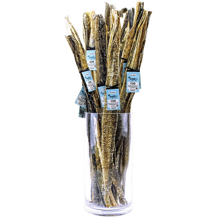 Icelandic Long Cod Skin Strips - 1 Count