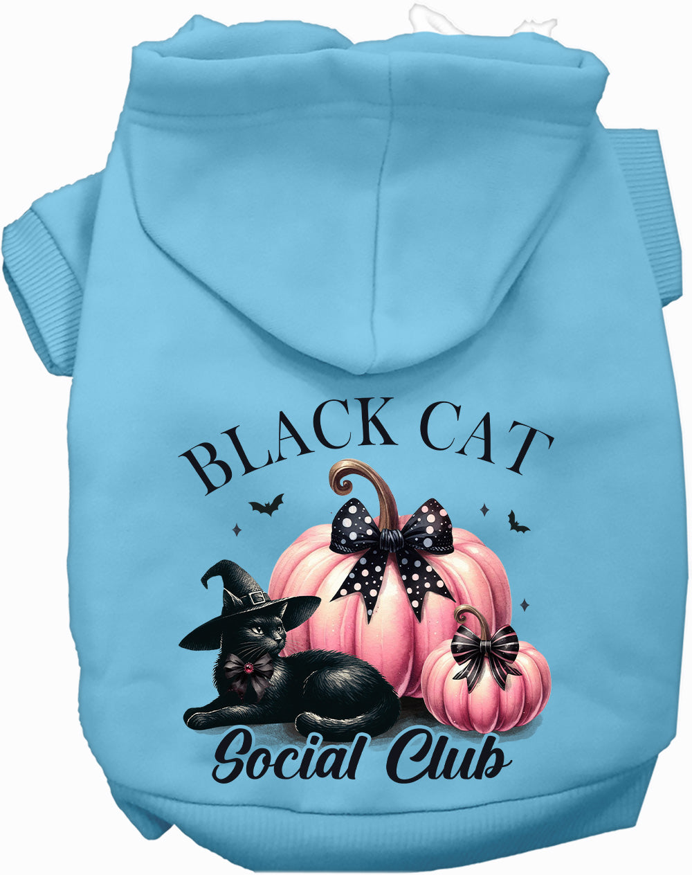 Dog Hoodie Cat Social Club Halloween for Festive Style Pet