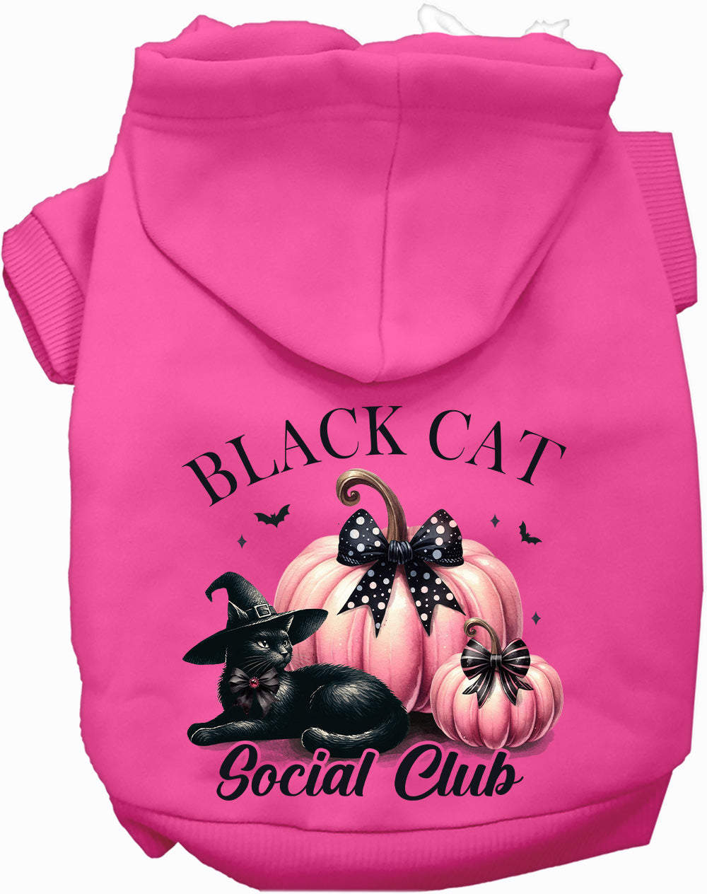Dog Hoodie Cat Social Club Halloween for Festive Style Pet