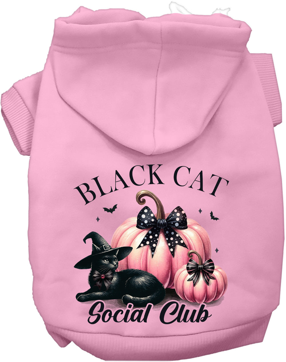 Dog Hoodie Cat Social Club Halloween for Festive Style Pet