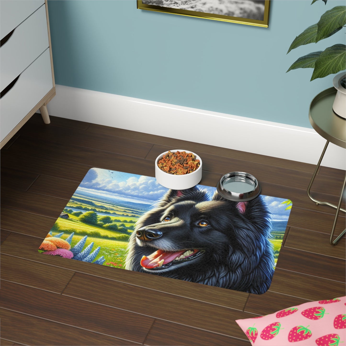 Pet Food Mat (12x18) - Croatian Sheepdog