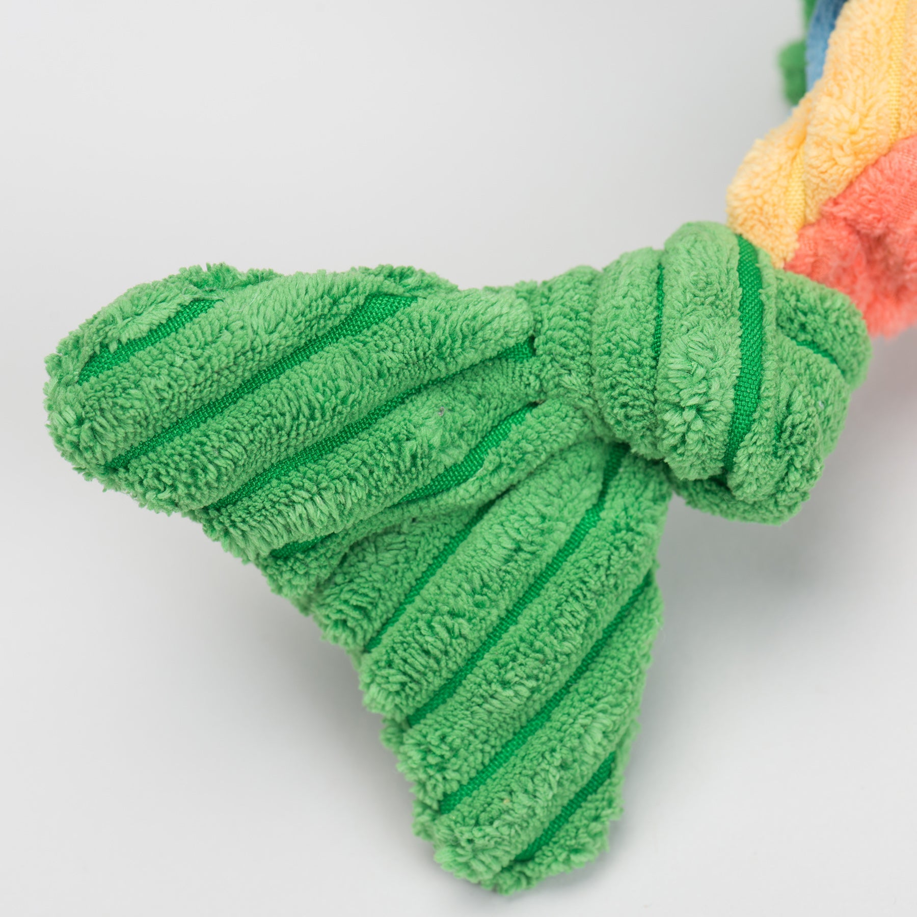 Dog Toy Raucous Rainbow Trout Knottie Plush Toy for Comfort - gallery product image for dog toy