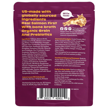 Made By Nacho Salmon In Gravy Cuts Cat Food (3oz)