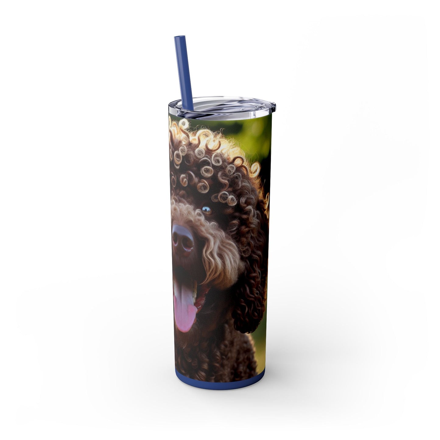 Curly Coated Retriever Tumbler with Straw, 20oz