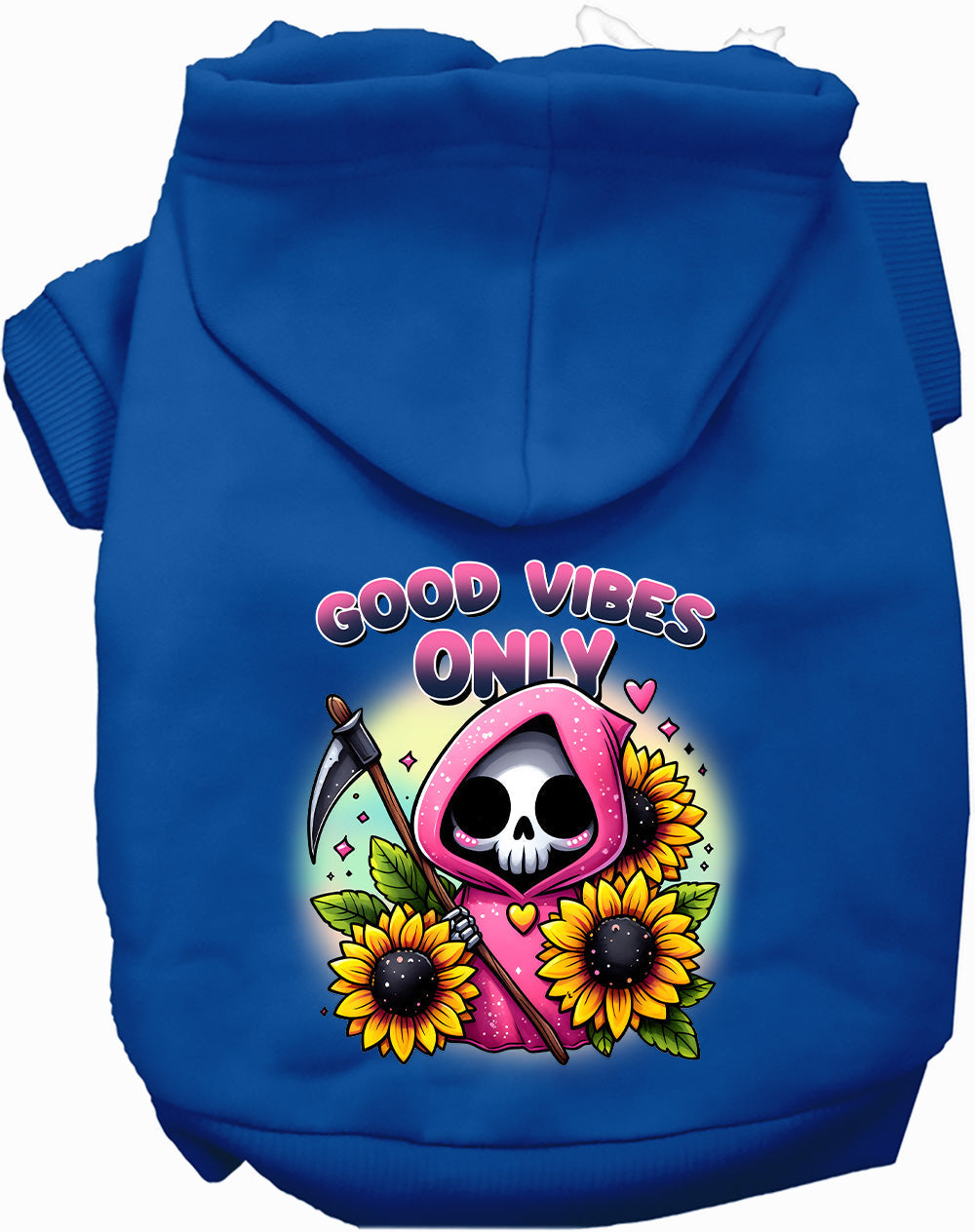 Dog Hoodie Sun Flowers and Scythes for Festive Flair Wear