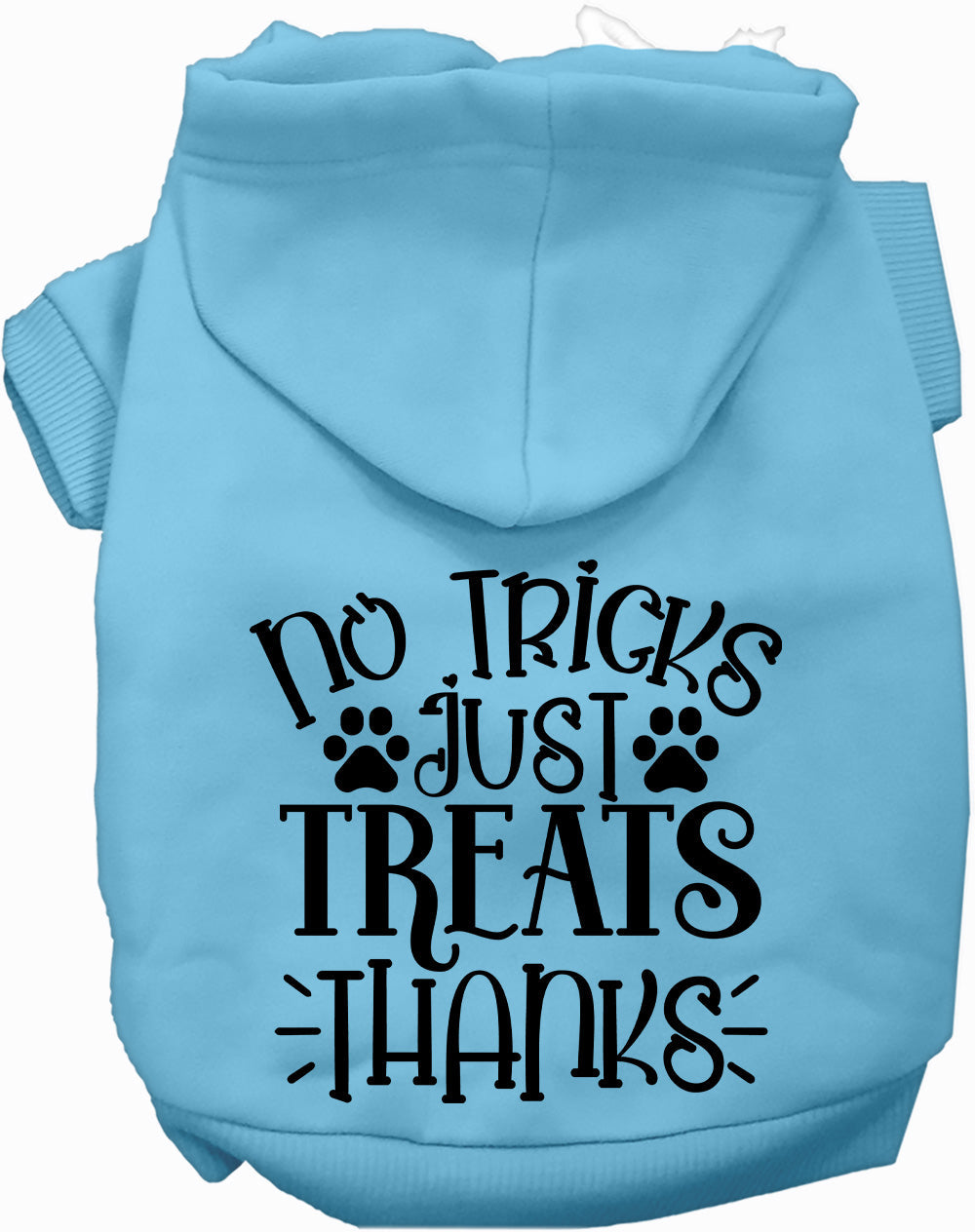 Dog Hoodie No Tricks Just Treats for Festive Occasions Fun