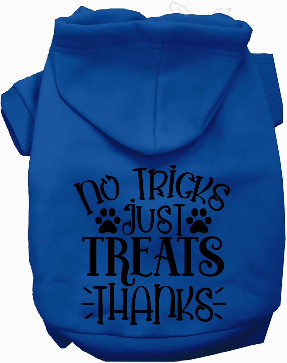 Dog Hoodie No Tricks Just Treats for Festive Occasions Fun