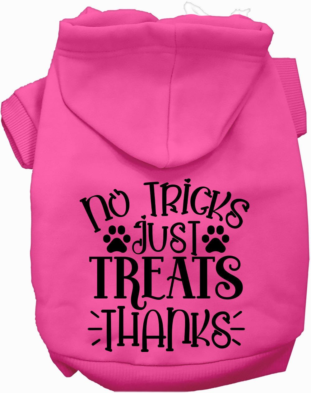 Dog Hoodie No Tricks Just Treats for Festive Occasions Fun