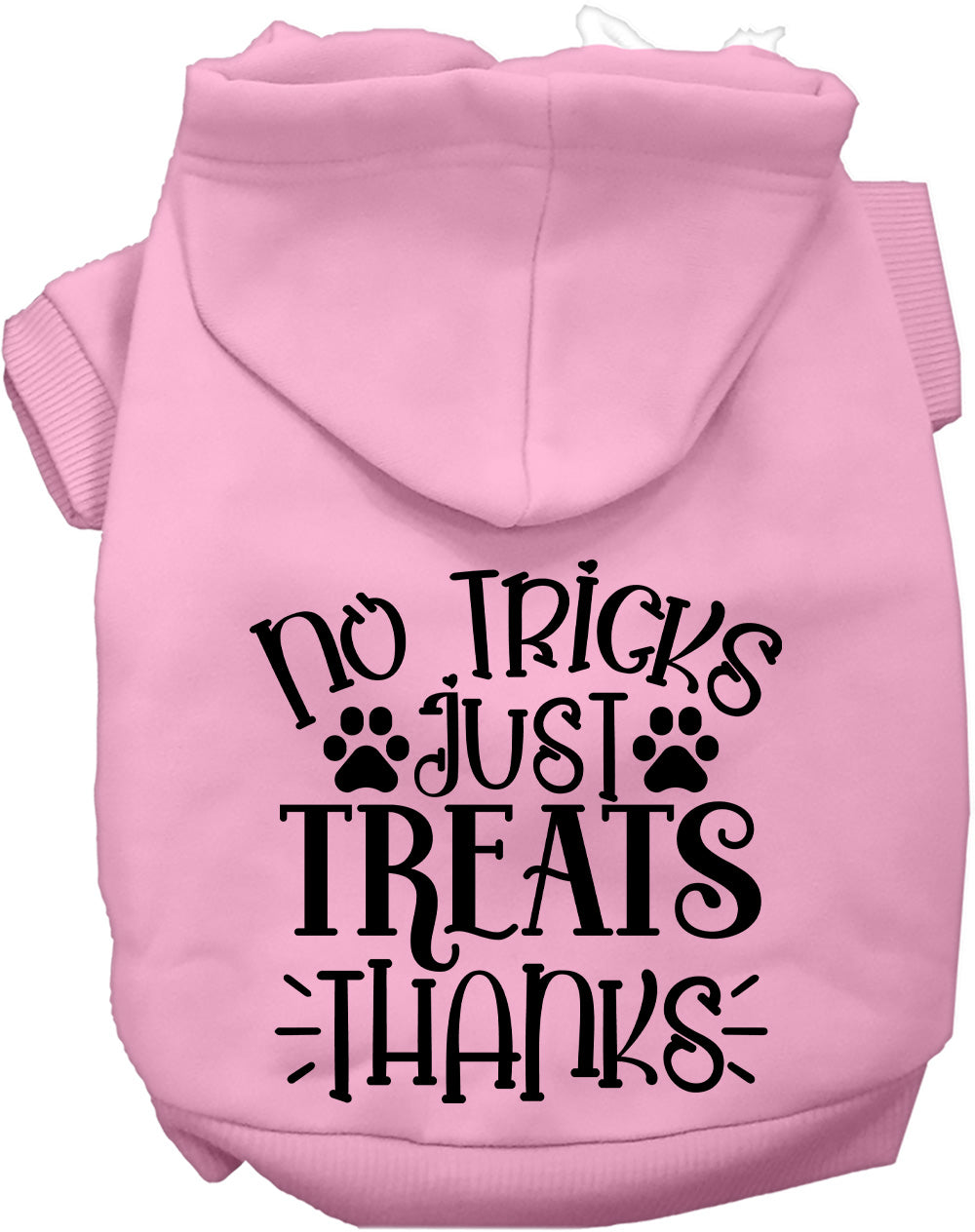 Dog Hoodie No Tricks Just Treats for Festive Occasions Fun
