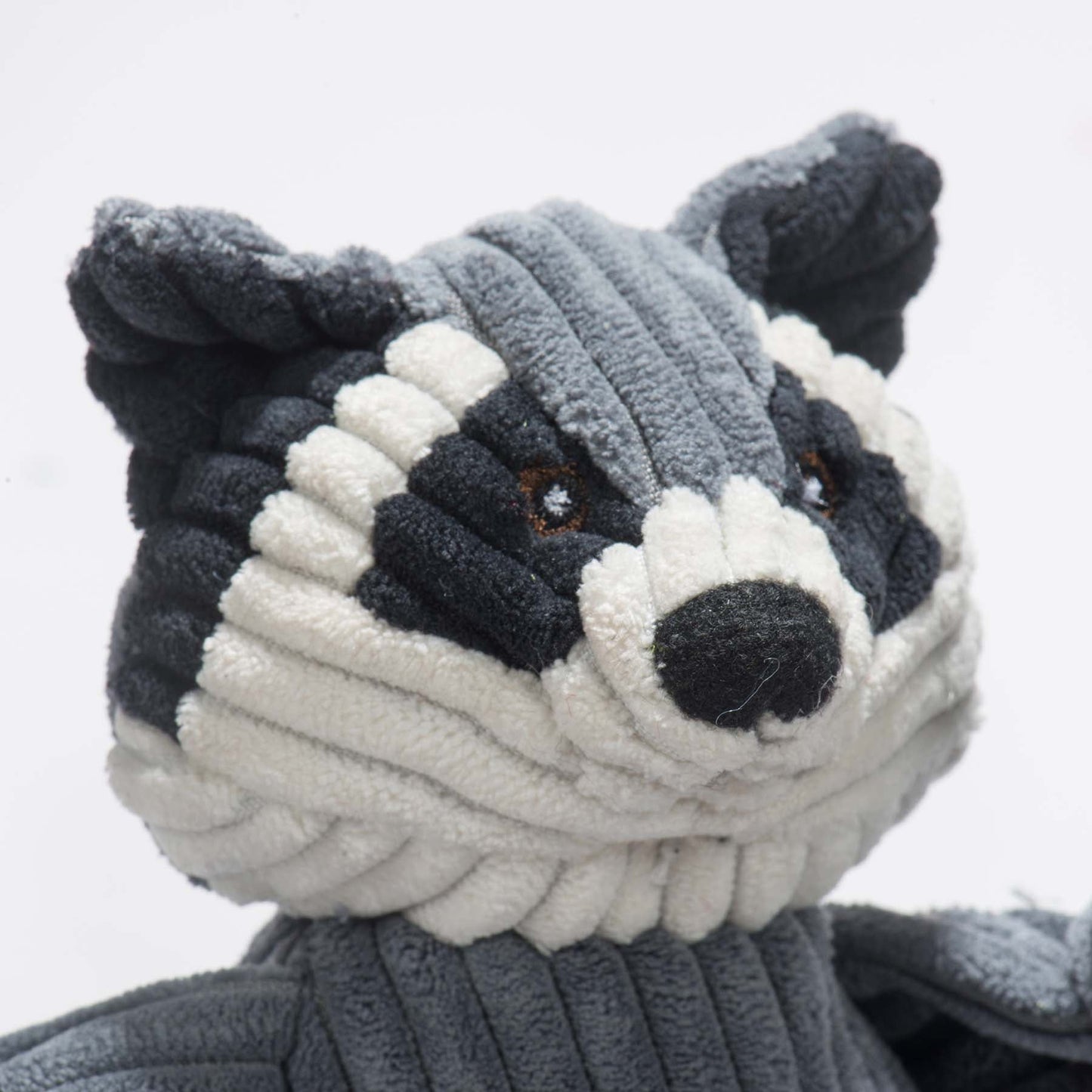 Dog Toy Reggie Raccoon Knottie Plush Toy for Daily Use Essen - size and texture image for dog toy