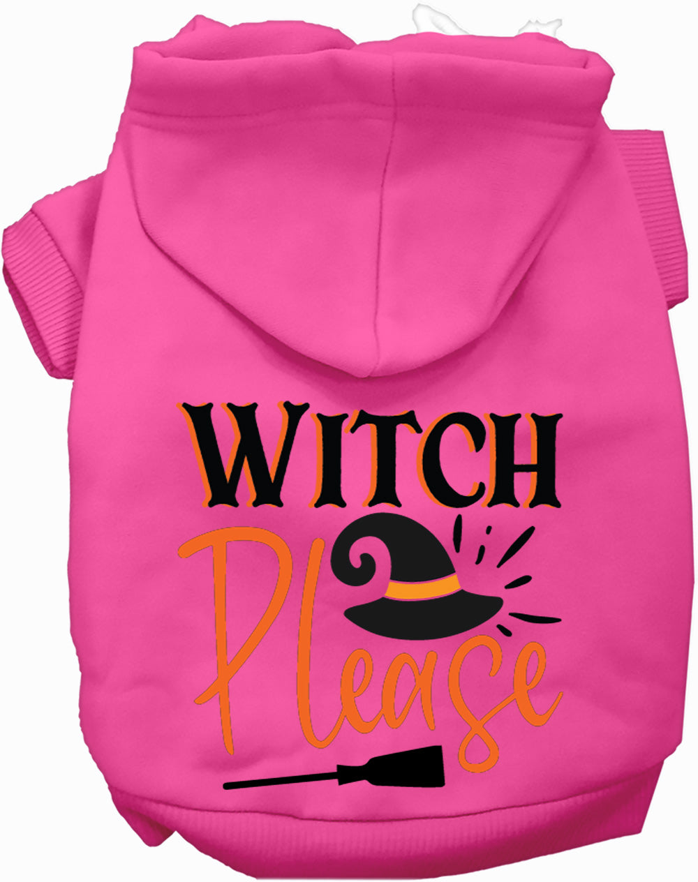 Dog Hoodie Witch Please Halloween for Festive Spirit Wear