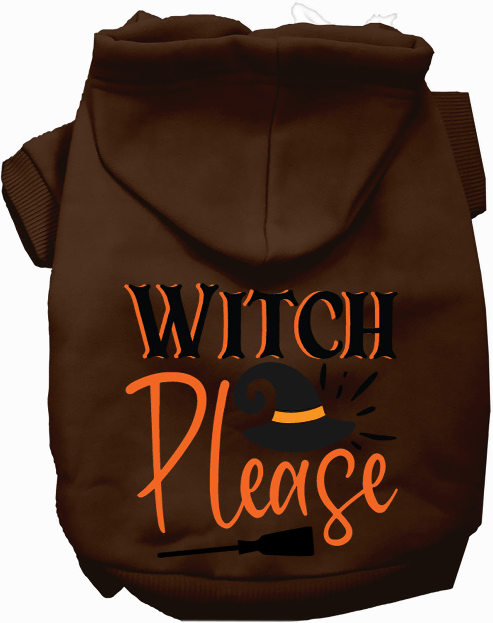 Dog Hoodie Witch Please Halloween for Festive Spirit Wear
