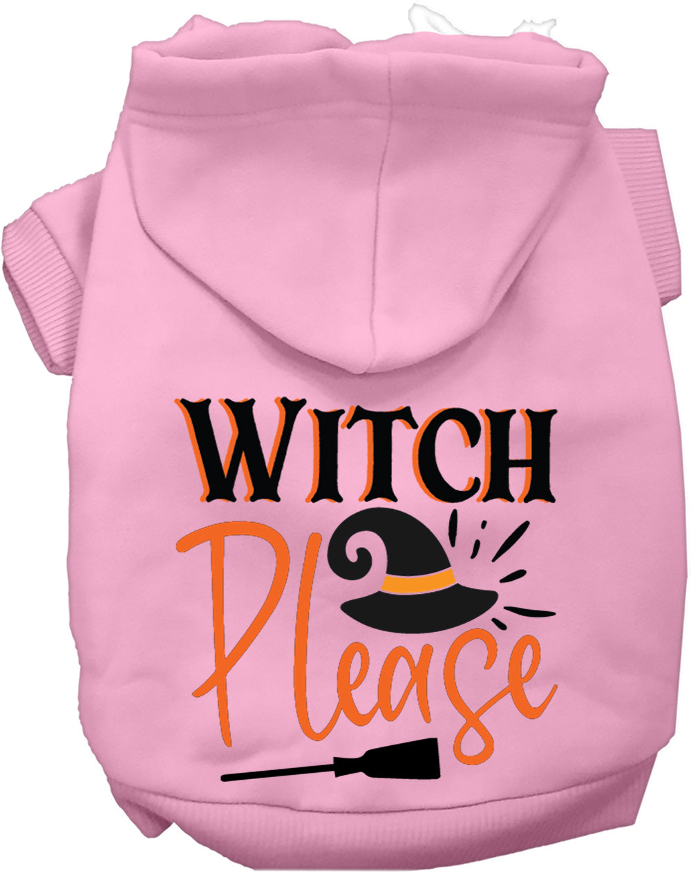 Dog Hoodie Witch Please Halloween for Festive Spirit Wear