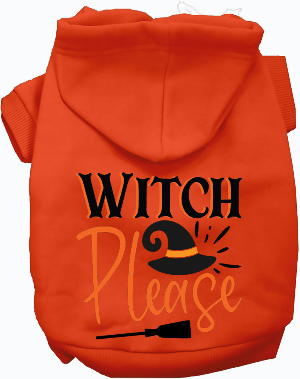 Dog Hoodie Witch Please Halloween for Festive Spirit Wear