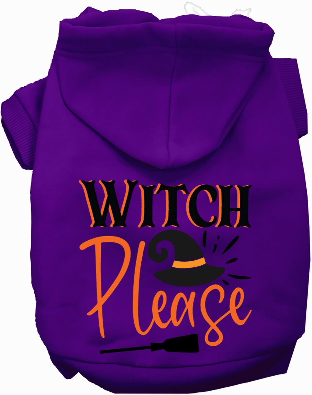 Dog Hoodie Witch Please Halloween for Festive Spirit Wear