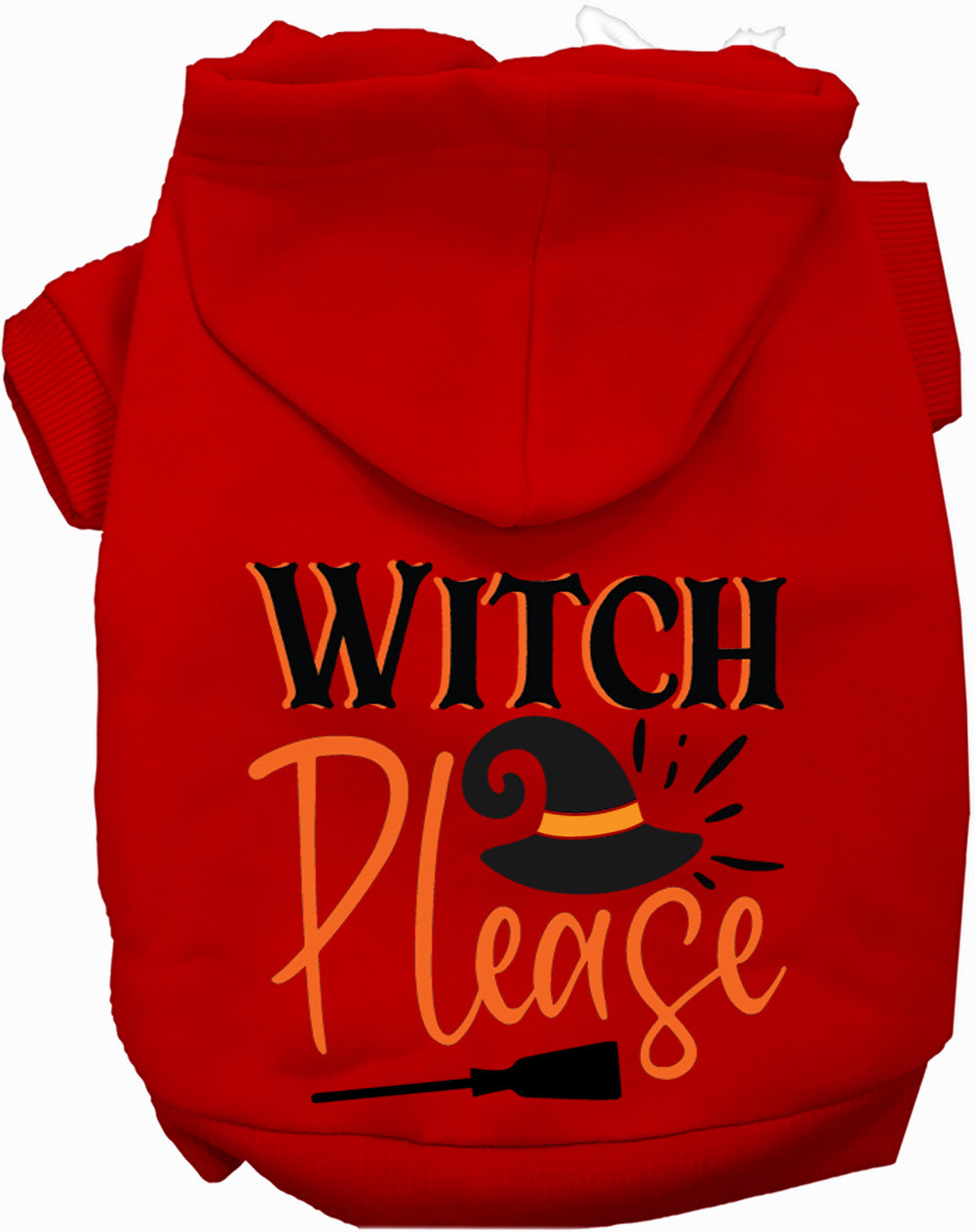 Dog Hoodie Witch Please Halloween for Festive Spirit Wear