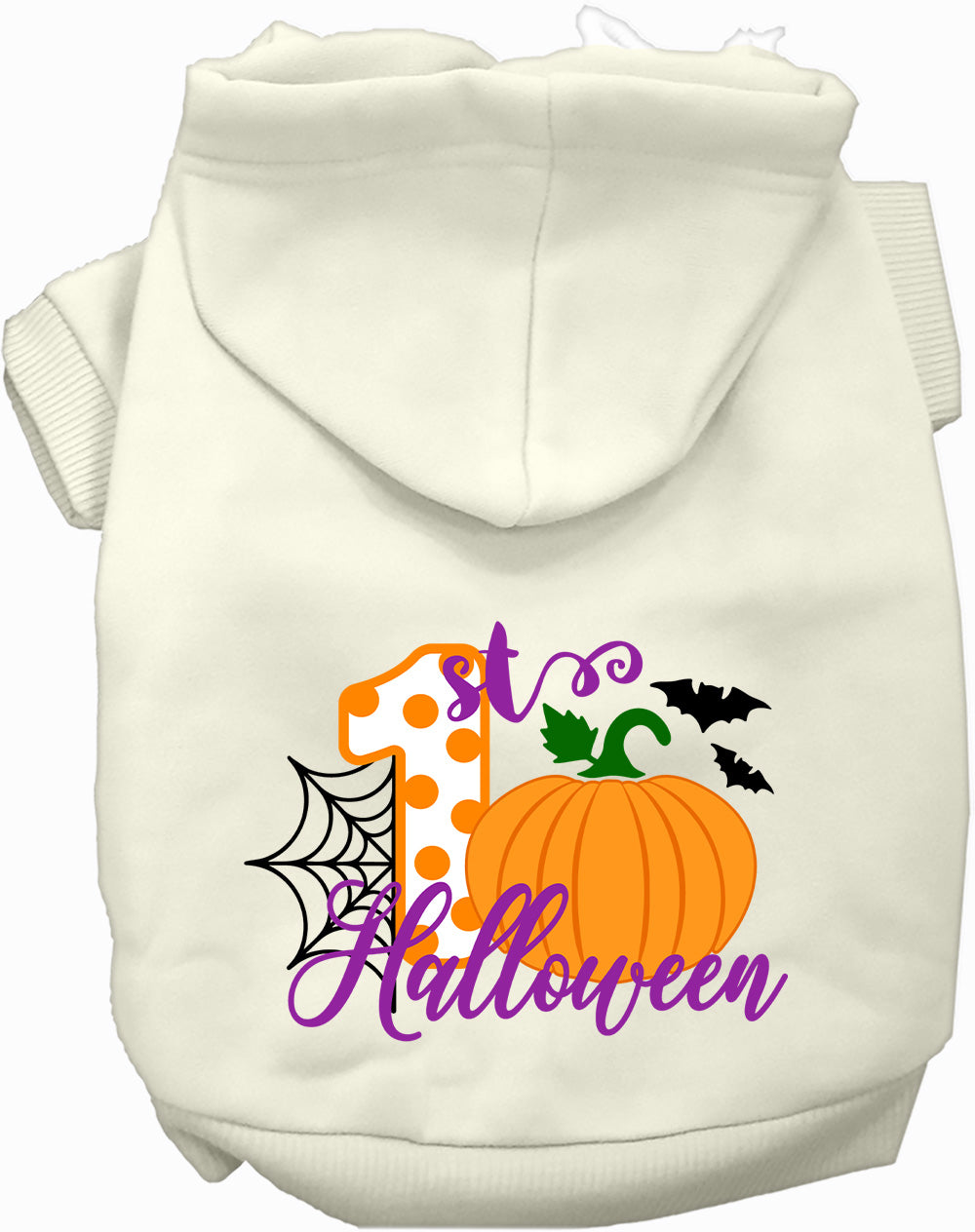 Dog Hoodie My First Halloween for Festive Pet Memory Wear