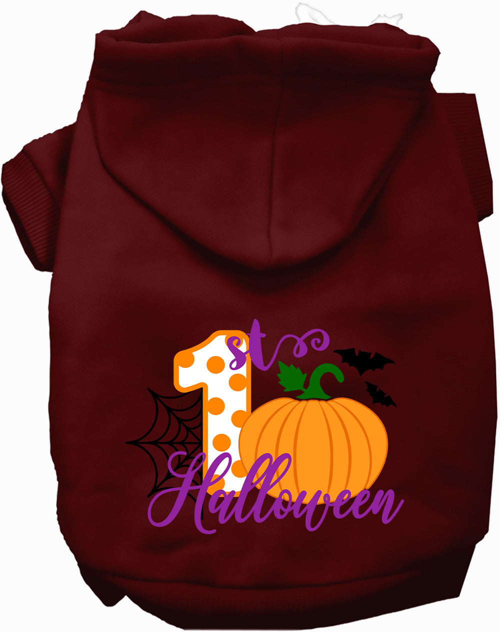 Dog Hoodie My First Halloween for Festive Pet Memory Wear