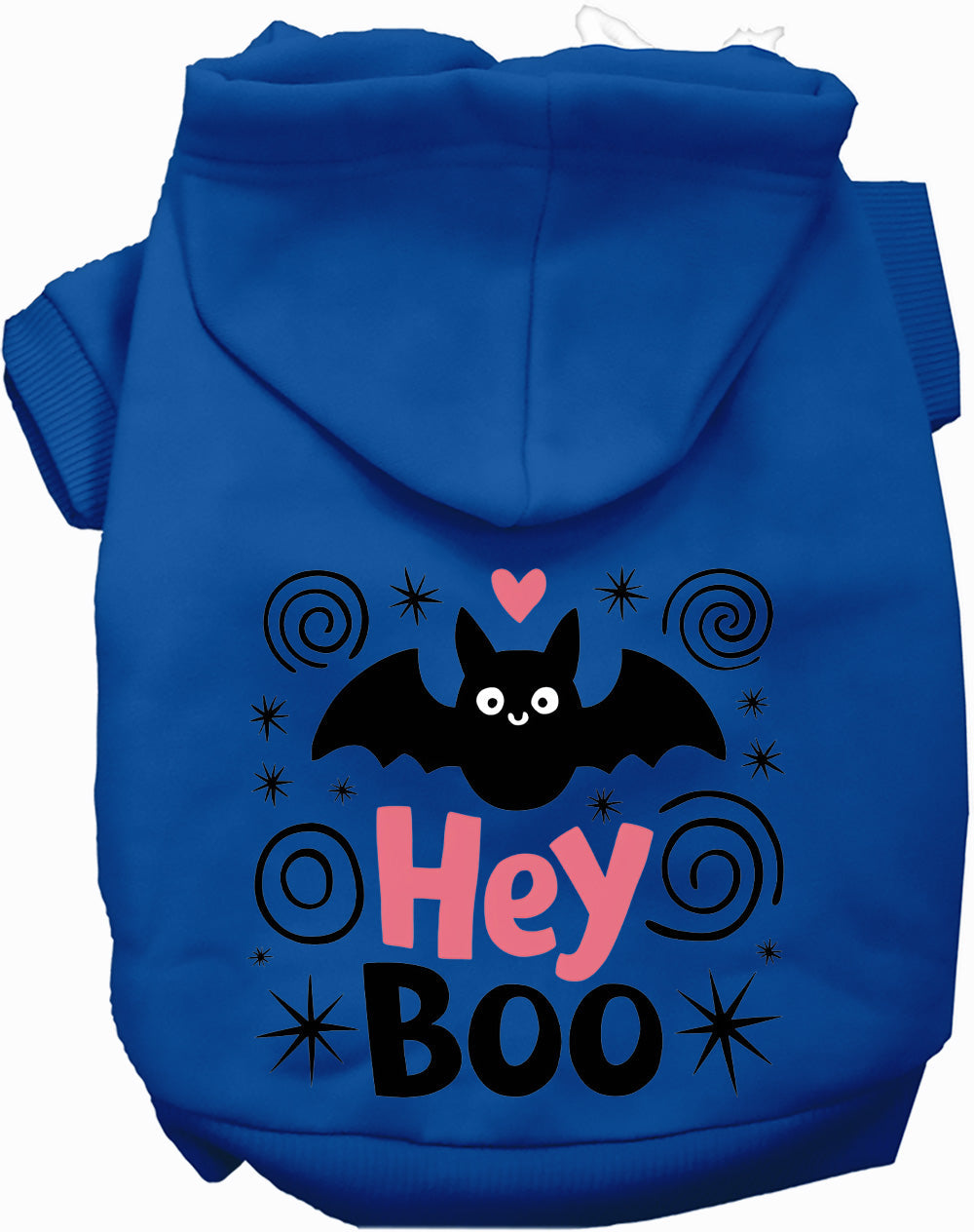 Dog Hoodie Hey Boo Halloween for Festive Pet Spirit Wear for