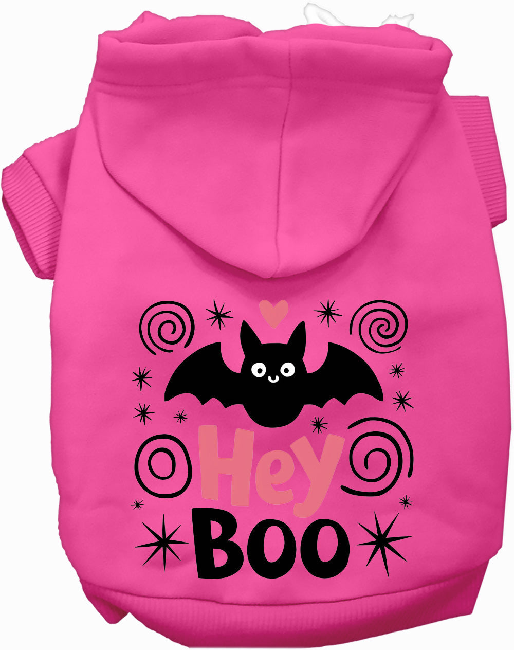 Dog Hoodie Hey Boo Halloween for Festive Pet Spirit Wear for