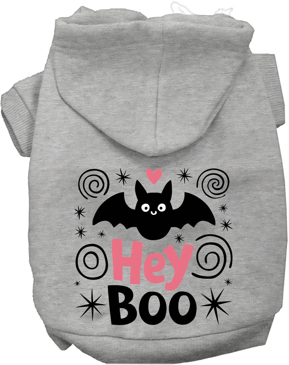 Dog Hoodie Hey Boo Halloween for Festive Pet Spirit Wear for