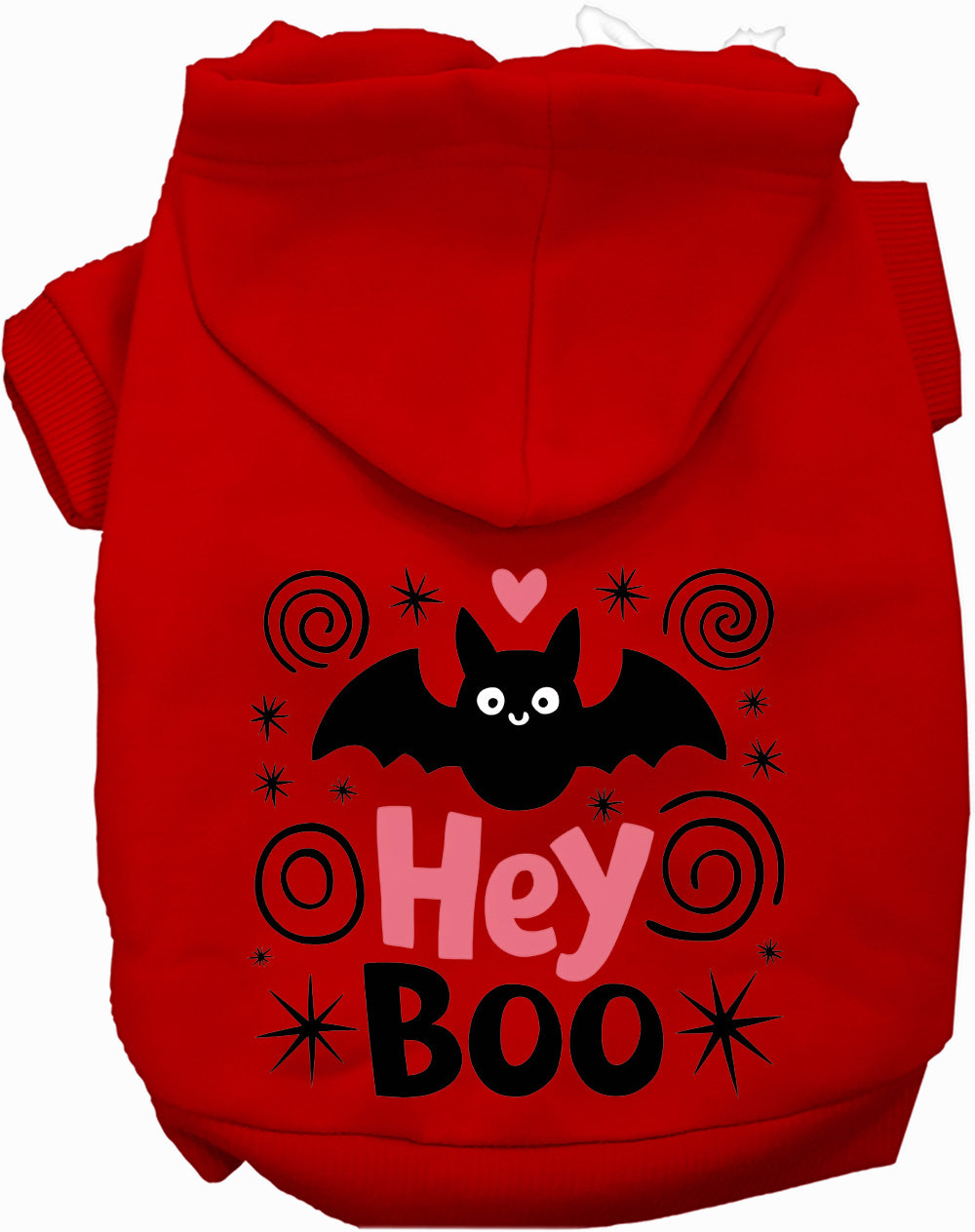 Dog Hoodie Hey Boo Halloween for Festive Pet Spirit Wear for