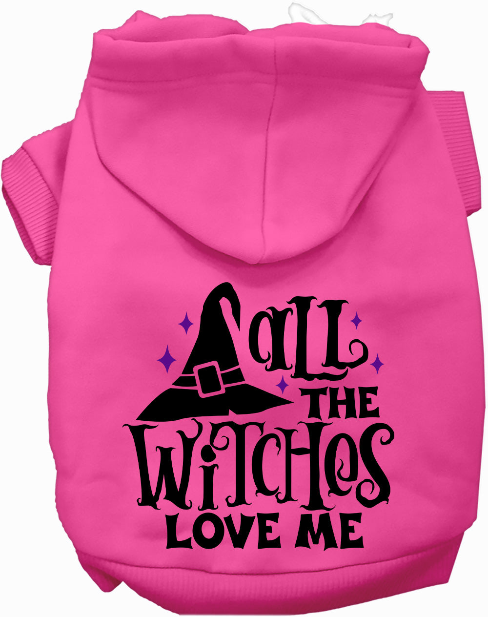 Dog Hoodie All the Witches Love Me for Festive Spirit for