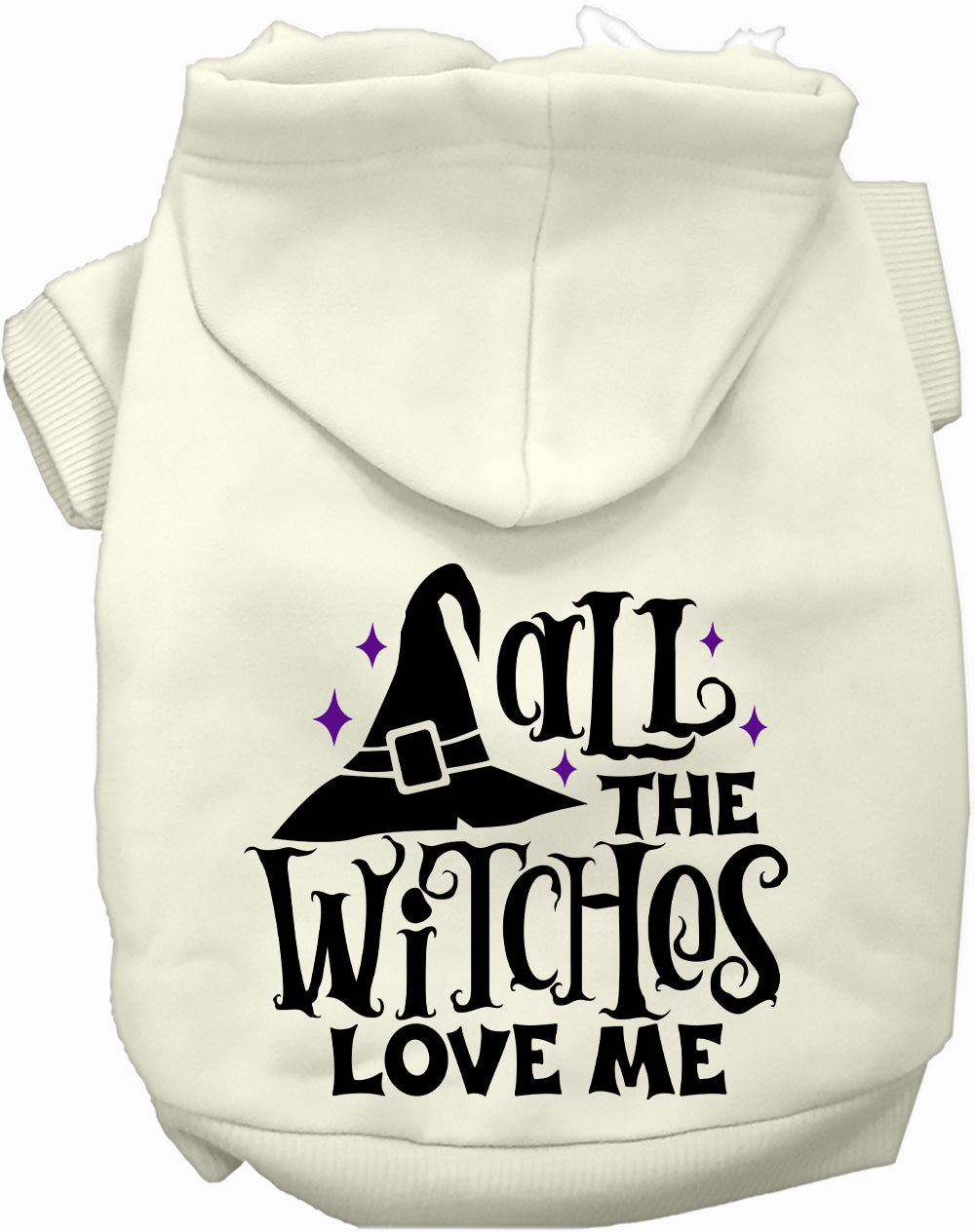 Dog Hoodie All the Witches Love Me for Festive Spirit for