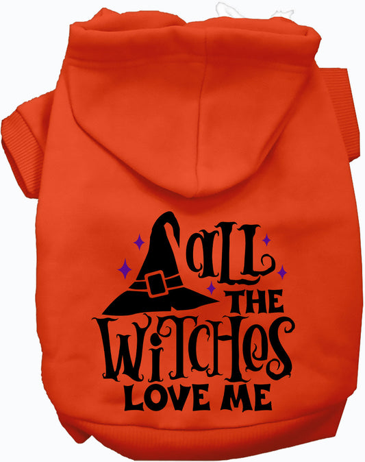 Dog Hoodie All the Witches Love Me for Festive Spirit for