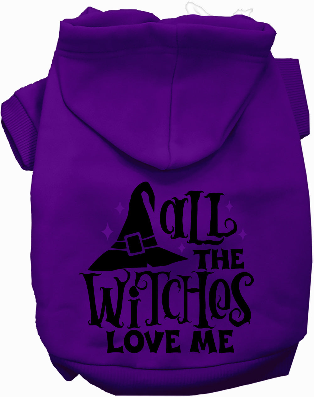 Dog Hoodie All the Witches Love Me for Festive Spirit for