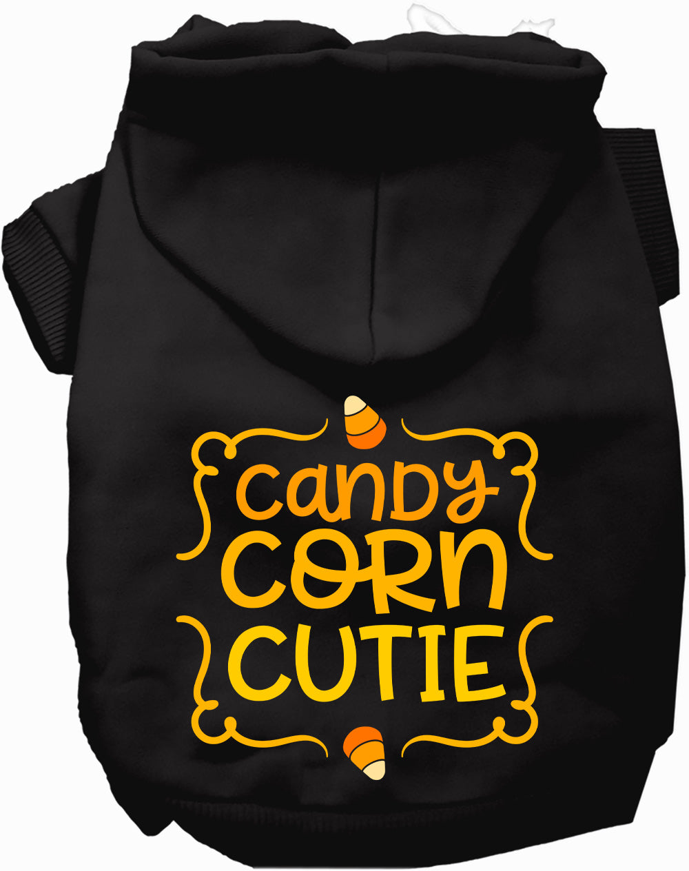 Dog Hoodie Candy Corn Cutie for Sweet Festive Style Wear for