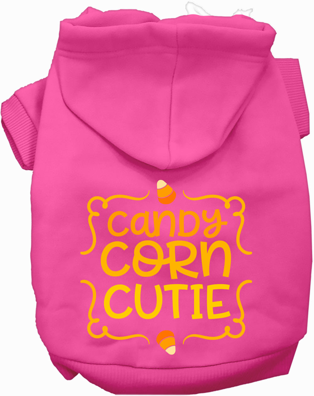 Dog Hoodie Candy Corn Cutie for Sweet Festive Style Wear for