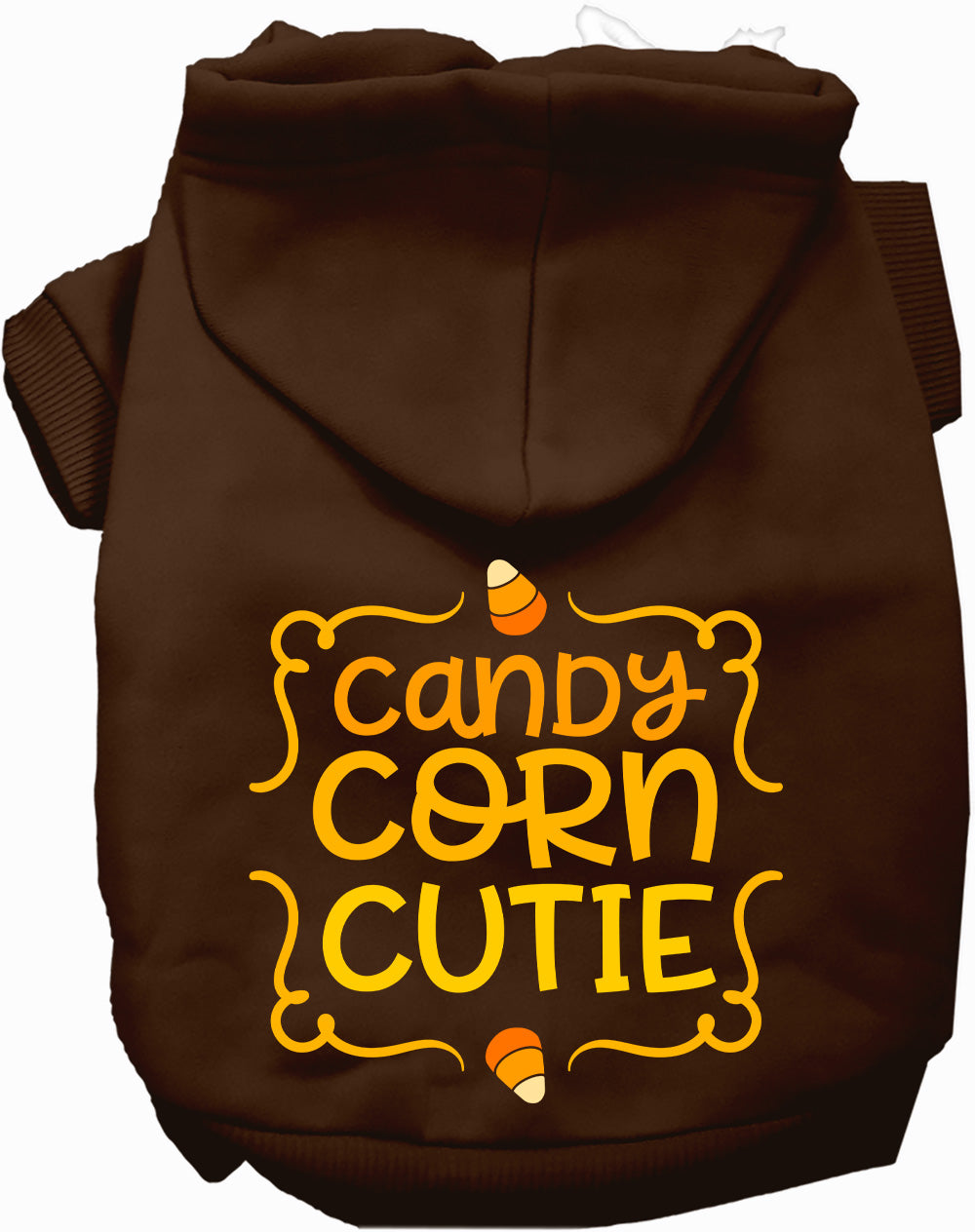 Dog Hoodie Candy Corn Cutie for Sweet Festive Style Wear for