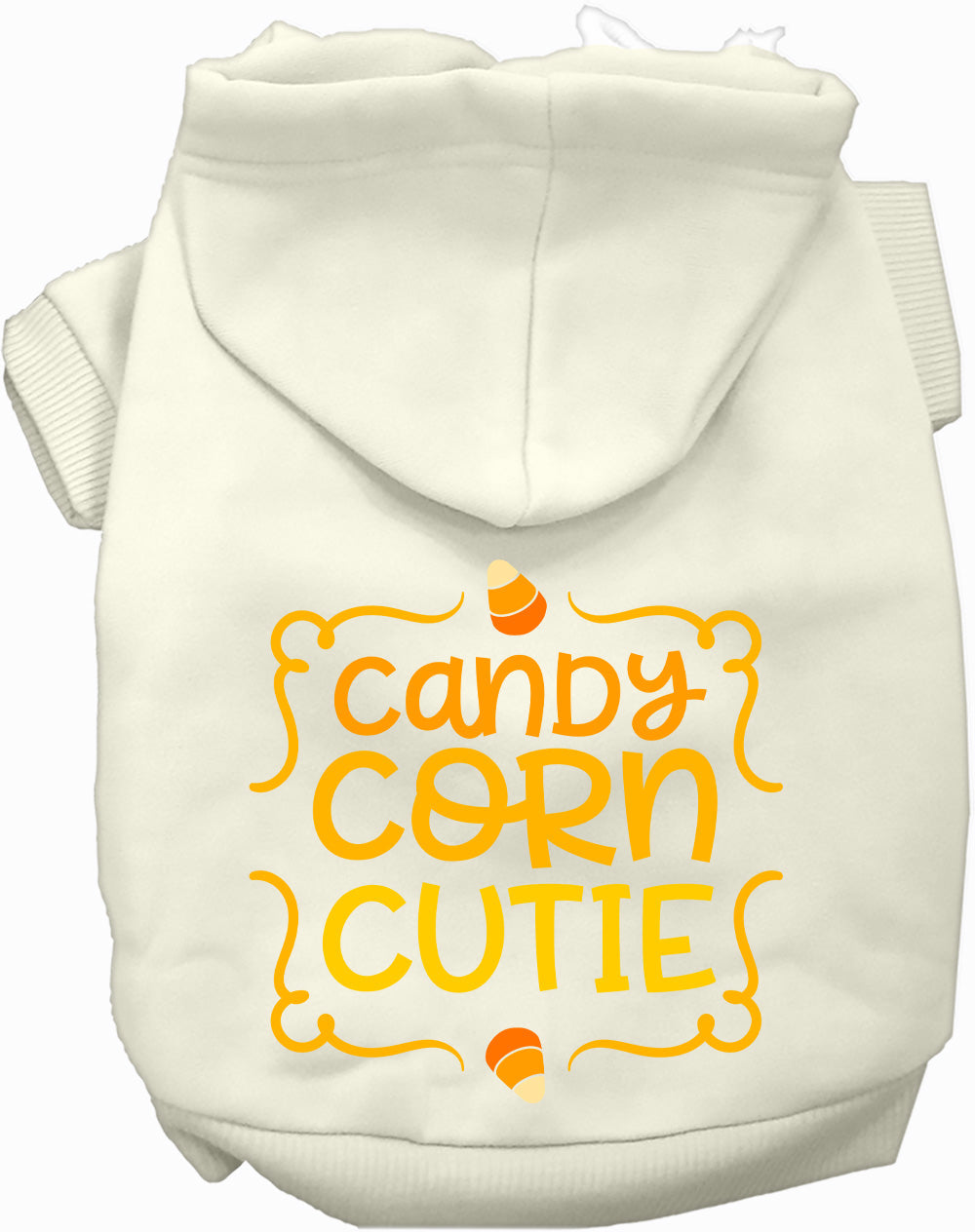 Dog Hoodie Candy Corn Cutie for Sweet Festive Style Wear for