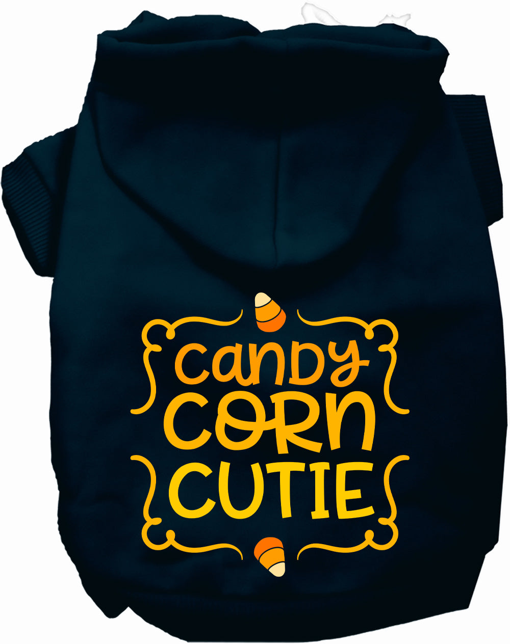 Dog Hoodie Candy Corn Cutie for Sweet Festive Style Wear for