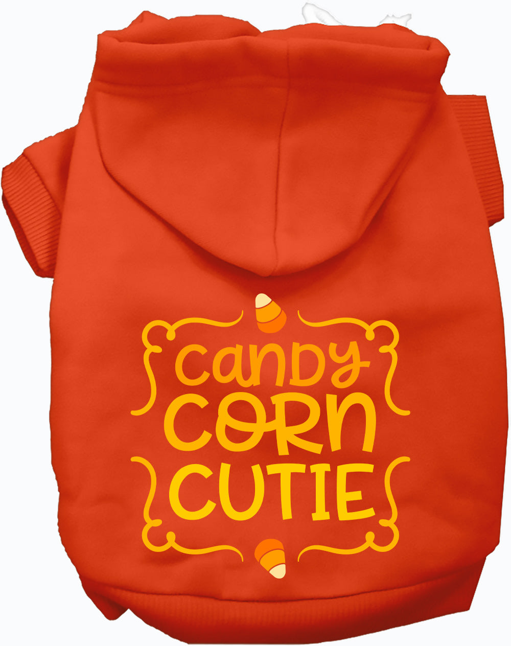 Dog Hoodie Candy Corn Cutie for Sweet Festive Style Wear for
