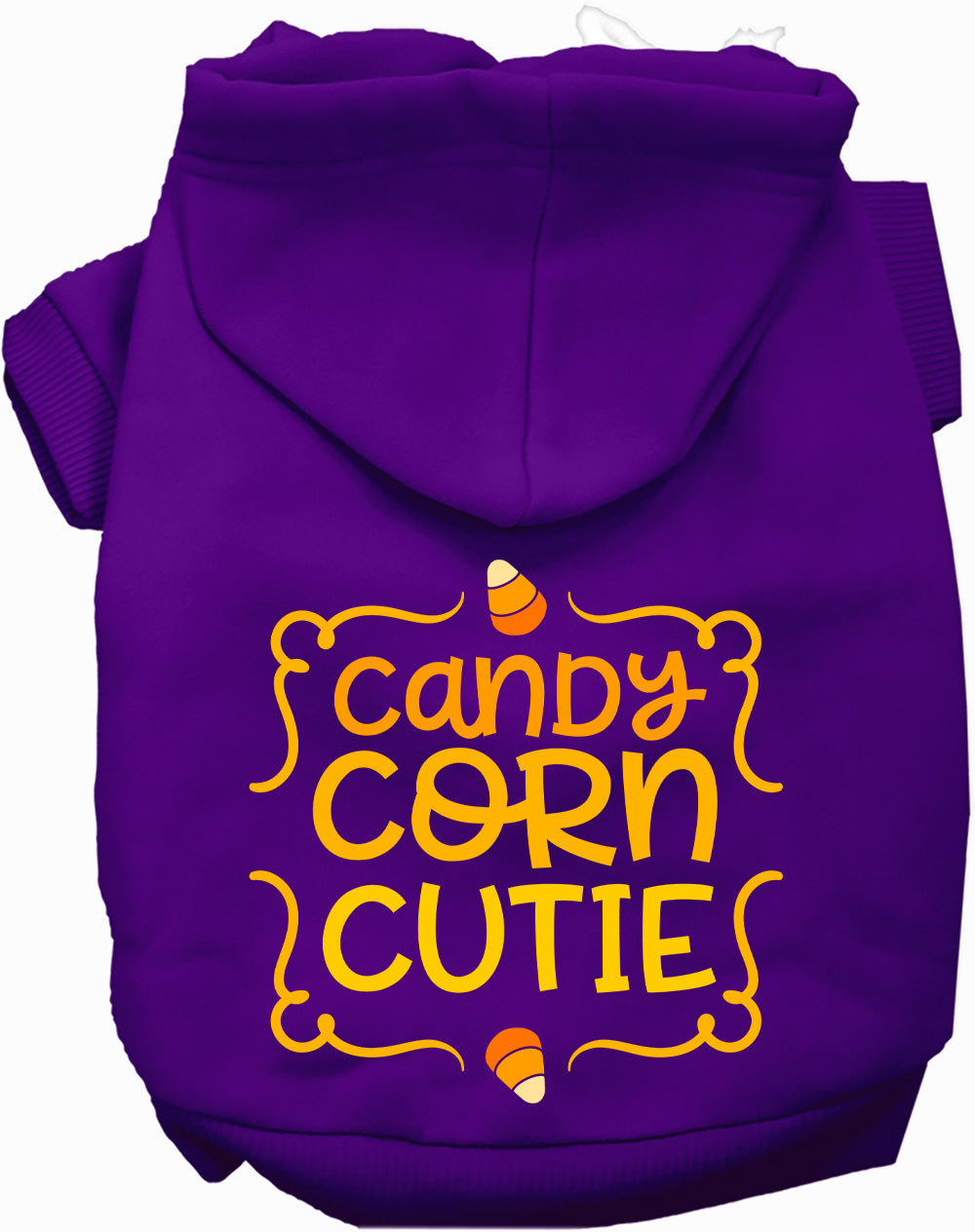 Dog Hoodie Candy Corn Cutie for Sweet Festive Style Wear for
