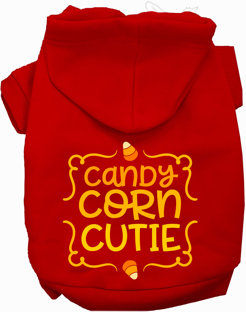 Dog Hoodie Candy Corn Cutie for Sweet Festive Style Wear for