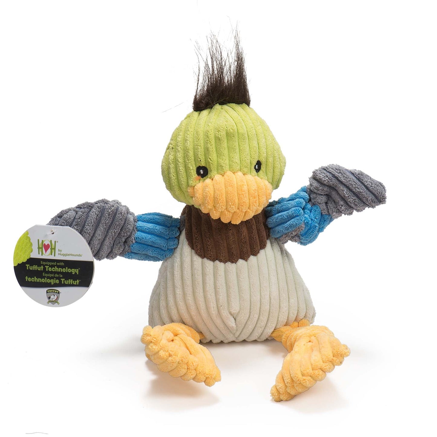 Dog Toy Dilly Duck Knottie Plush Toy for Daily Use Essential - lifestyle product image for dog toy