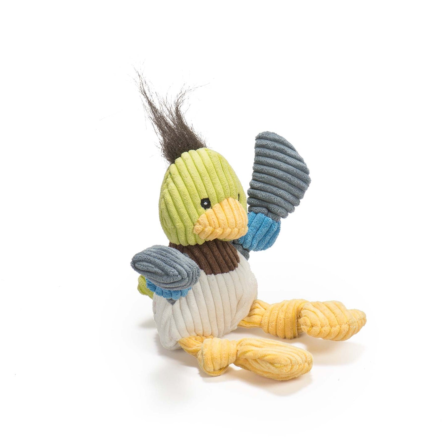 Dog Toy Dilly Duck Knottie Plush Toy for Daily Use Essential - size and texture image for dog toy