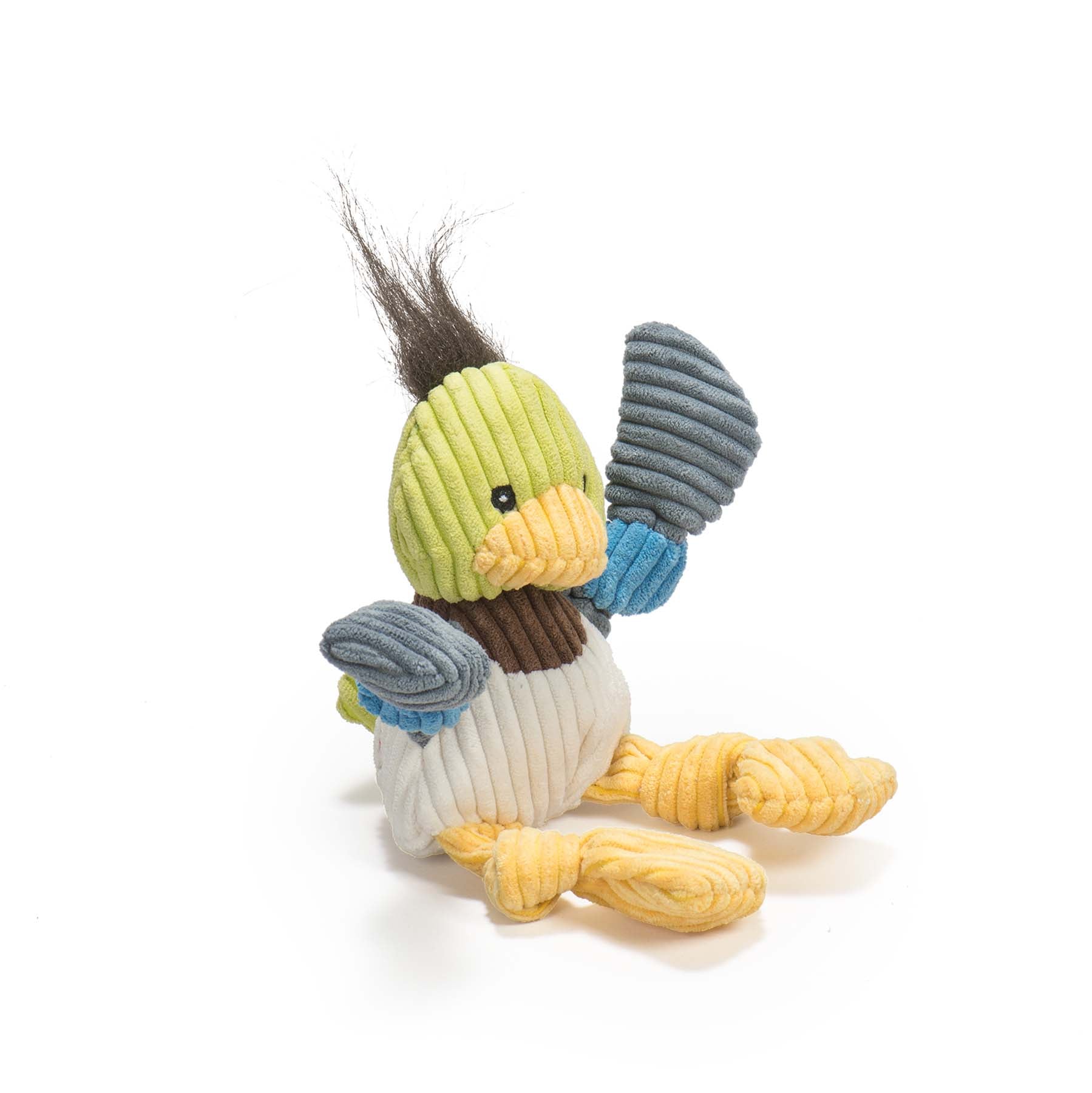 Dog Toy Dilly Duck Knottie Plush Toy for Daily Use Essential - size and texture image for dog toy