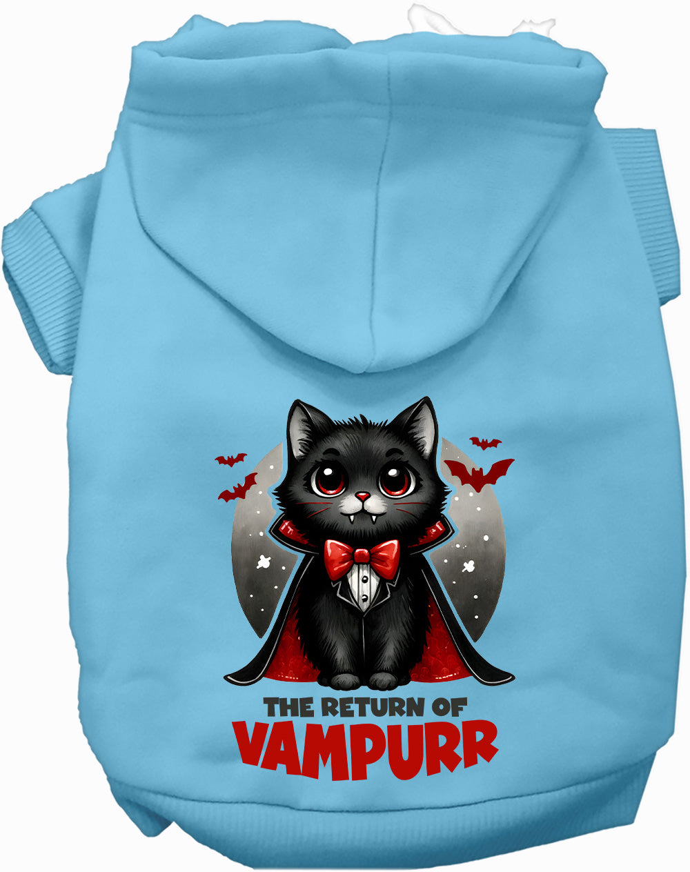 Dog Hoodie Vampurr Halloween for Festive Pet Elegance Wear