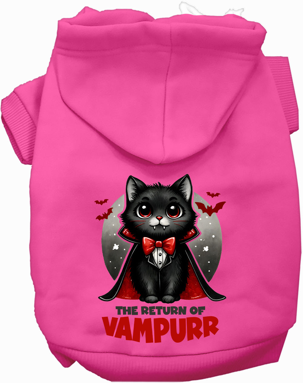 Dog Hoodie Vampurr Halloween for Festive Pet Elegance Wear