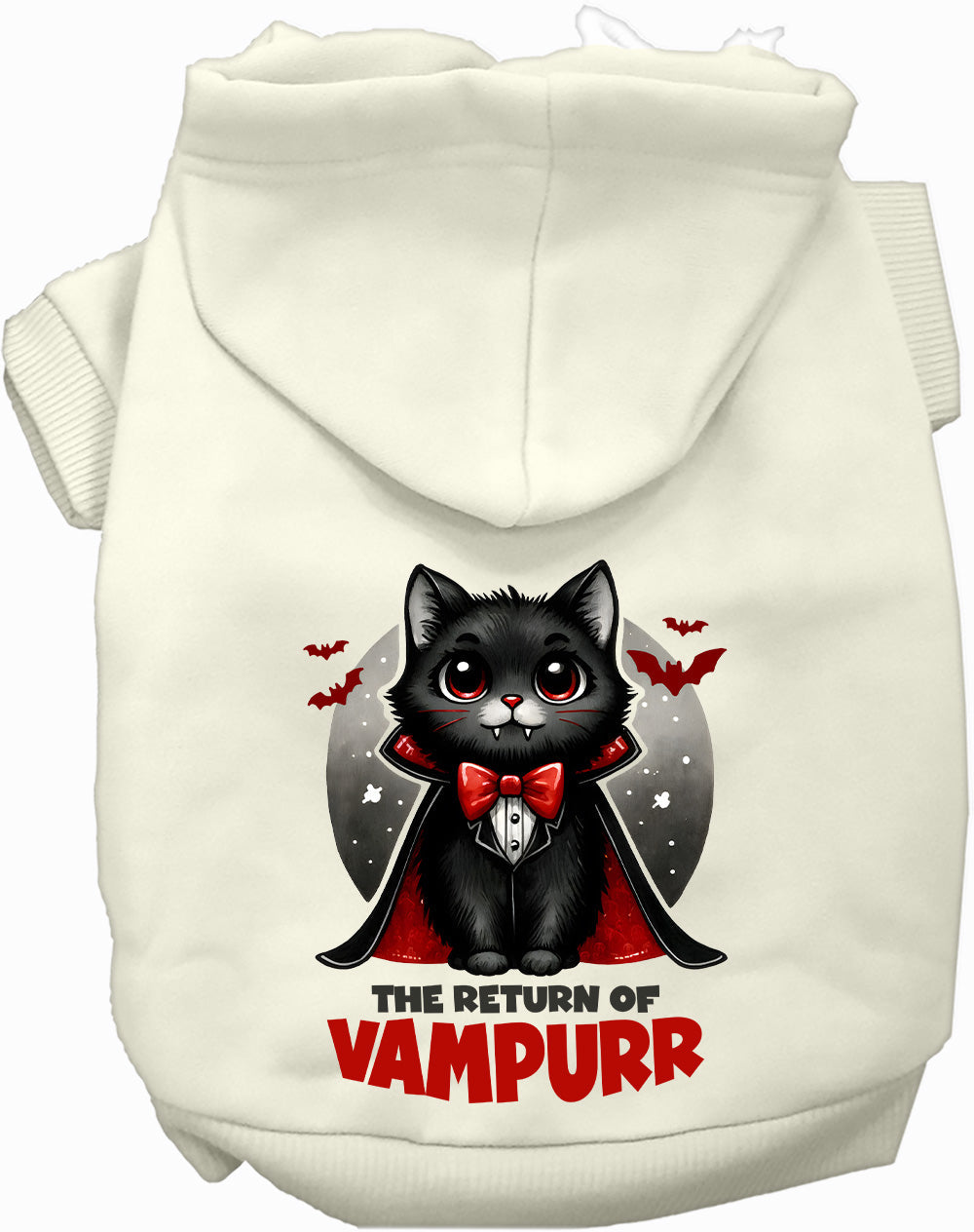 Dog Hoodie Vampurr Halloween for Festive Pet Elegance Wear