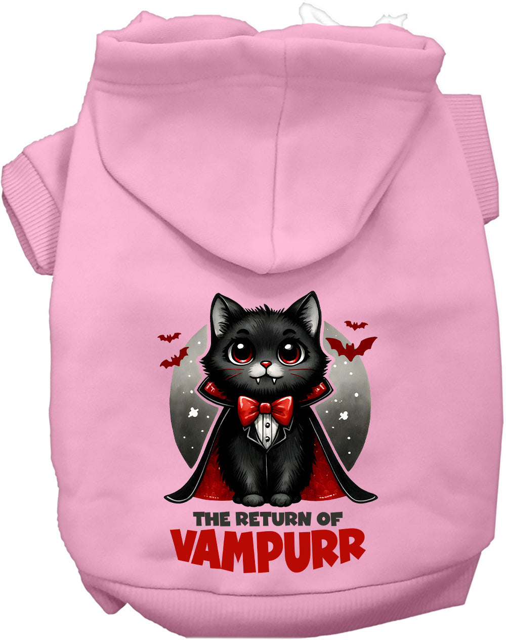 Dog Hoodie Vampurr Halloween for Festive Pet Elegance Wear