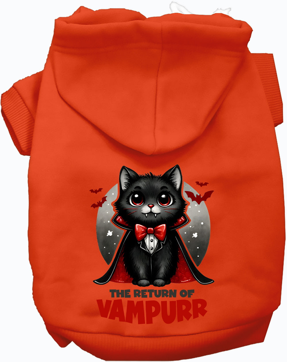 Dog Hoodie Vampurr Halloween for Festive Pet Elegance Wear