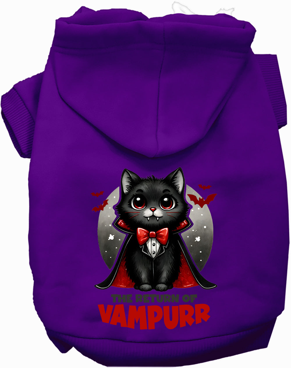 Dog Hoodie Vampurr Halloween for Festive Pet Elegance Wear
